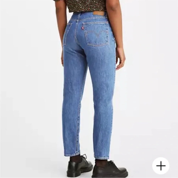 Levi’s Wedgie Straight leg high rise jeans button fly Size 29 - Picture 3 of 9